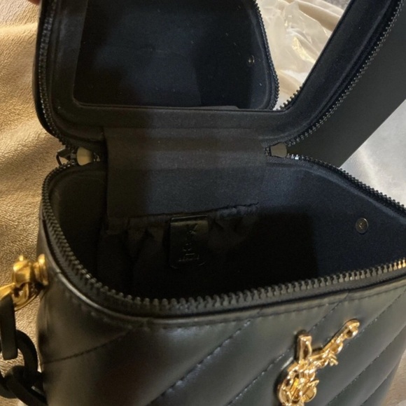 Yves Saint Laurent Beaute VIP Gift Bag Crossbody bag handbag Black New In Box - Picture 6 of 14